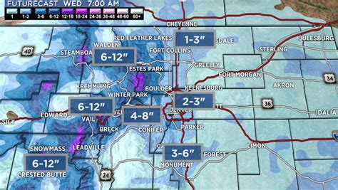 Denver weather: Cold front to bring below-normal temperatures